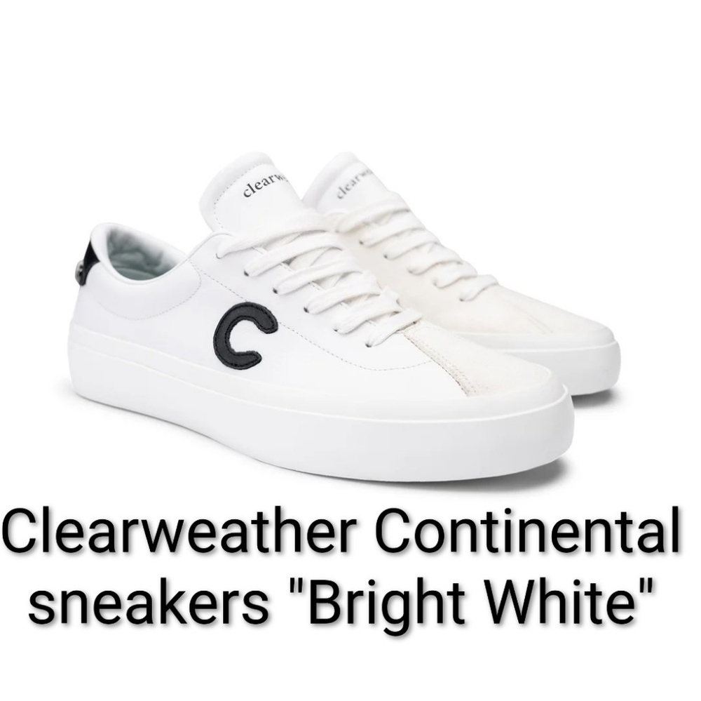 Clearweather Continental "Bright White" Sneakers Mens 11 NWT & BOX